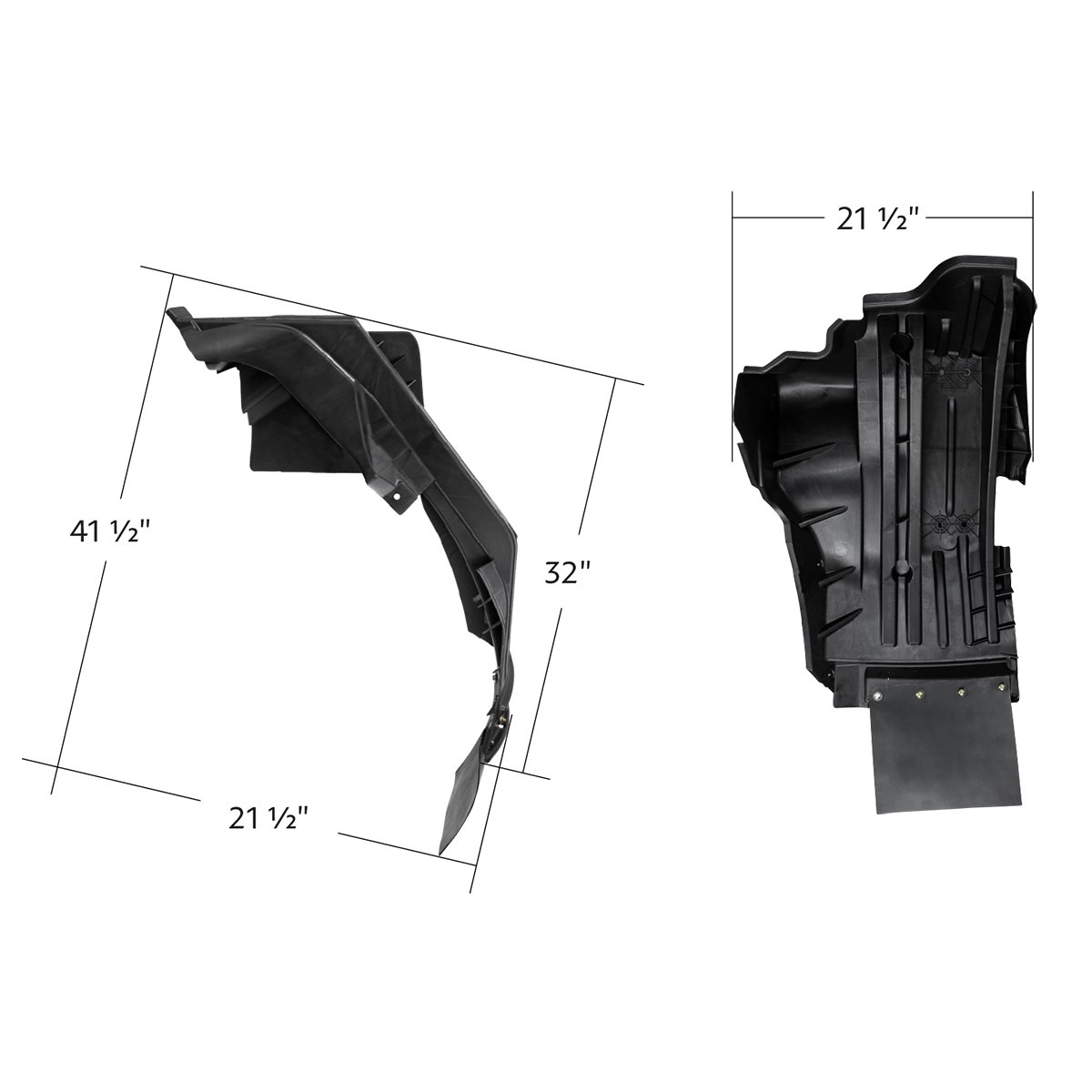 Splash-Guard-for-2018-2024-International-LT-Driver-8 Splash Guard for 2018-2024 International LT-Driver - Image 9