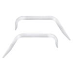 Stainless Door Window Vent Visor For 2008-2017 Freightliner Cascadia (Pair)