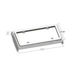Stainless Single License Plate Holder For 2008-2017 Freightliner Cascadia - Image 2