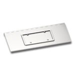 Stainless Single License Plate/Swing Plate For Kenworth W900 With Texas Style Bumper