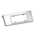 Stainless Single License Plate/Swing Plate For Peterbilt 388 (2008-2015) & 389 (2008-2023)