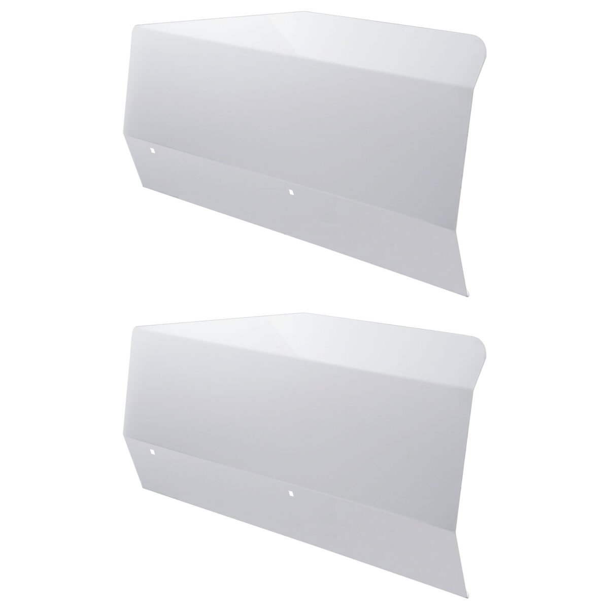 Stainless Steel Front Fender Guards For 1988-2007 Peterbilt 379/378 - Image 1