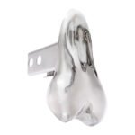Stainless Steel Low-Hanging Balls Hitch Cover - Image 2