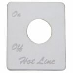 Stainless Steel Switch Name Plate For Peterbilt - Fuel Hot Line