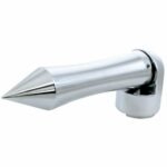 Talladega Style 13/15/18 Speed Spike Gearshift Knob - Chrome/Horizontal - Image 2
