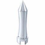 Talladega Style 13/15/18 Speed Spike Gearshift Knob - Chrome/Vertical