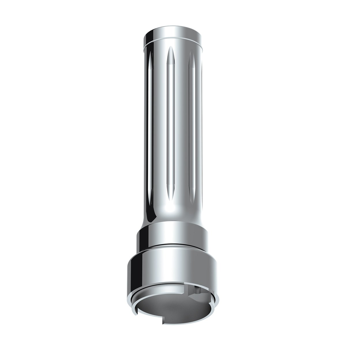 Thread-On-Dallas-Style-Gearshift-Knob-With-910-Speed-Adapter-ChromeVertical-2 Thread-On Dallas Style Gearshift Knob With 9/10 Speed Adapter - Chrome/Vertical - Image 3
