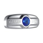 Trailer Brake Cover W/Crystal For Freightliner Century (1996-2011), Columbia (2001-2017) - Blue Crystal - Image 2