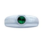 Trailer Brake Cover W/Crystal For Freightliner Century (1996-2011), Columbia (2001-2017) - Green Crystal
