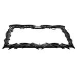 Tribal Flame License Plate Frame - Black - Image 2