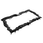 Tribal Flame License Plate Frame - Black - Image 5