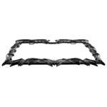 Tribal Flame License Plate Frame - Black - Image 6