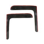 Window Vent Visor For 2008-2017 Freightliner Cascadia - Smoke (Pair)