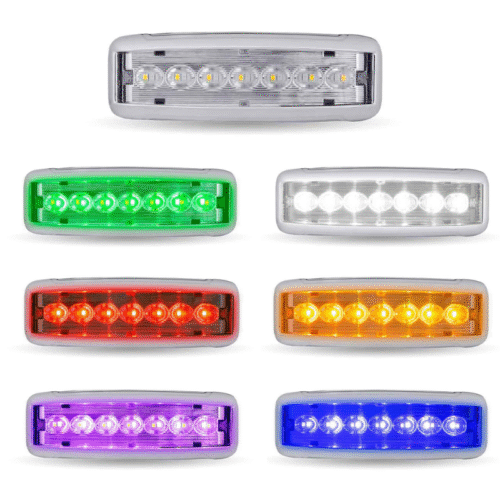 LED Interior Projector Dome 6-Color Cab & Sleeper Light For Kenworth T680, T880 & Peterbilt 579