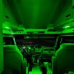 LED Interior Projector Dome & Map 6-Color Cab Light for Kenworth T680 T880 – Chrome - Image 9