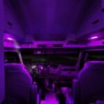 LED Interior Projector Dome & Map 6-Color Cab Light for Kenworth T680 T880 – Chrome - Image 8