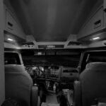 LED Interior Projector Dome & Map 6-Color Cab Light for Kenworth T680 T880 – Chrome - Image 6