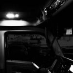 LED Interior Projector Dome & Map 6-Color Cab Light for Kenworth T680 T880 – Chrome - Image 2