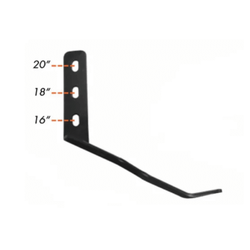 Peterbilt 389 Bumper Support Brackets 16″-18″-20″ | Heavy-Duty Steel Bracket Pair