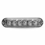 Class 1 Warning Series Surface Mount Slim LED Directionals - Amber Strobe | 36 Flash Patterns | 6 Diodes-TLED-W16A26