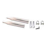 Stainless Steel Triangle Mount Kit - 14 Gauge | Welded End Cap