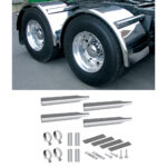 80" Smooth Single Axle Fenders & Mounting Kit - 14 Gauge (Fenders)