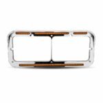 Amber Accent Auxiliary LED Headlight Bezel - 51 Diodes