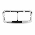 Clear Amber Accent Auxiliary LED Headlight Bezel - 51 Diodes