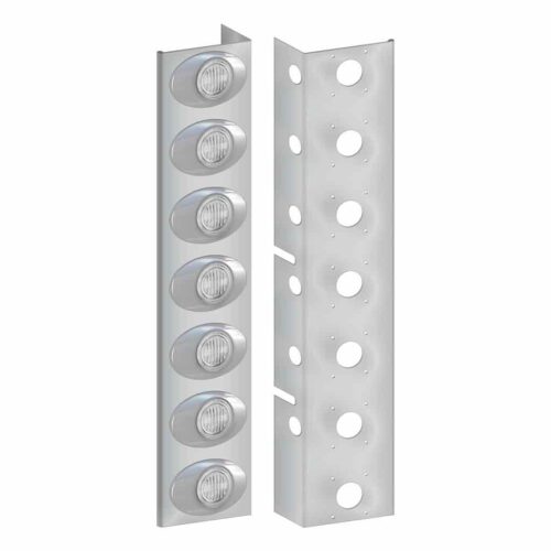Kenworth W900/T800 Rear Premium Air Cleaner LED Light Bars (2010+) - G2 LEDs (Clear Lens)