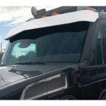 Kenworth T680/T880 8.5" Day Cab Sun Visor (All Years) - OEM Replacement | Blank