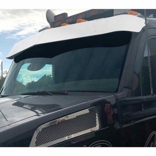 Kenworth T680/T880 8.5" Day Cab Sun Visor (All Years) - OEM Replacement | Blank