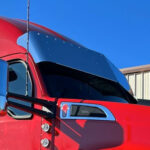 Kenworth T680 17" Sun Visor (2012+) - 18 x 3/4" Light Holes