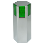 33mm Hexagon Thread-On Lug Nut Cover – 5″ Height w/ Reflector - Image 4