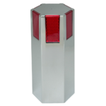 33mm Hexagon Thread-On Lug Nut Cover – 5″ Height w/ Reflector - Image 2