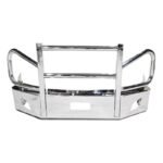 Freightliner Cascadia 2018+ Stainless Moose Guard – Stainless Or Black Coated Stainless Front Deer Guard