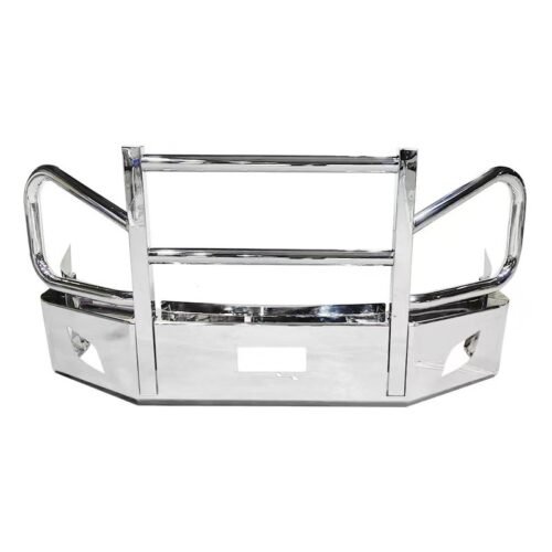 Freightliner Cascadia 2018+ Stainless Moose Guard – Stainless Or Black Coated Stainless Front Deer Guard