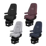 Bostrom Pro Ride HiPro Base High Back Air Ride Truck Seat with Dual 16" Armrests – Ultra-Leather