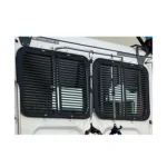 Real Wheels Rear Window Guards for Freightliner Cascadia Day Cab – Stainless or Black Steel - Image 3