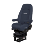 Bostrom Pro Ride HiPro Base High Back Air Ride Truck Seat with Dual 16" Armrests – Ultra-Leather - Image 5