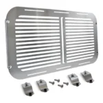 Peterbilt and Kenworth Rear Window Guard – Dual Window | Stainless or Black - Image 2