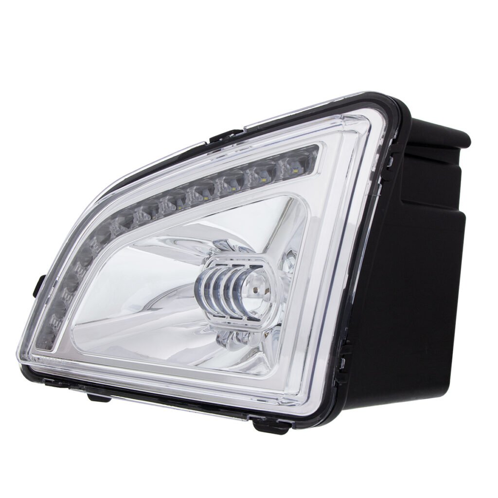 18 LED Chrome Projector Fog Light With Position Light For 2018-2024 ...