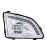 18 LED Chrome Projector Fog Light With Position Light For 2018-2024 Volvo VNL - Passenger/Right - Image 5