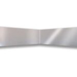 Kenworth Flat Glass Bowtie Post Mount Visor - RoadWorks Intimidator Contender 8 to 6 inches