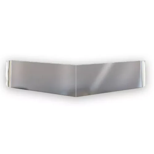 Kenworth Flat Glass V Drop Post Mount Visor - RoadWorks Intimidator Challenger 11.5" to 13.5"