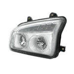 High Power LED Chrome Headlight With LED Turn Signal & Light Bar For 2015-2025 Kenworth T880-Driver - Image 4