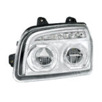 High Power LED Chrome Headlight With LED Turn Signal & Light Bar For 2015-2025 Kenworth T880-Driver - Image 6