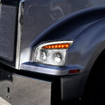 High Power LED Chrome Headlight With LED Turn Signal & Light Bar For 2015-2025 Kenworth T880-Driver - Image 14