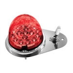 304 SS Above Door Dome Light Kit W/ 17 LED Double Fury Watermelon For 1994-2025 KW W900-Amber & Red LED - Image 3