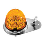 304 SS Above Door Dome Light Kit W/ 17 LED Double Fury Watermelon For 1994-2025 KW W900-Amber & White LED - Image 2