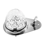 304 SS Above Door Dome Light Kit W/ 17 LED Double Fury Watermelon For 1994-2025 KW W900-Amber & White LED - Image 3